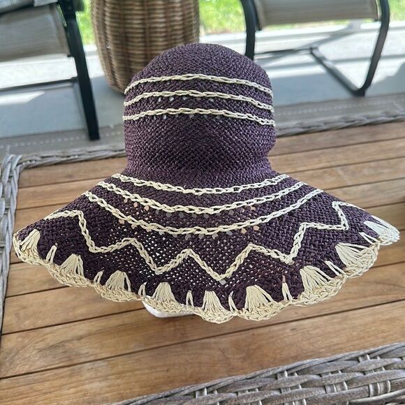 August Floppy Straw Hat O/S - Picture 1 of 5